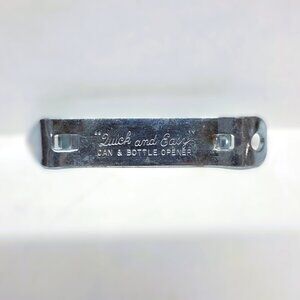 Vtg Quick and Easy Bottle Can Opener Church Key Royal Industries Chicago USA 4"